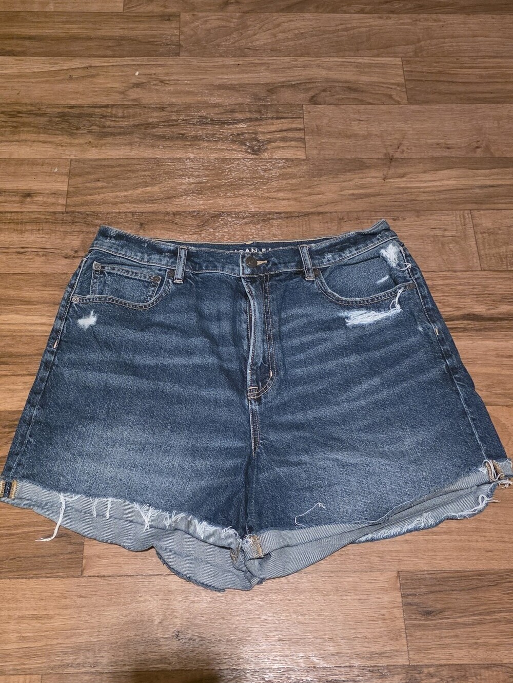 American Eagle Denim High-Rise Women’s Shorts - Blue